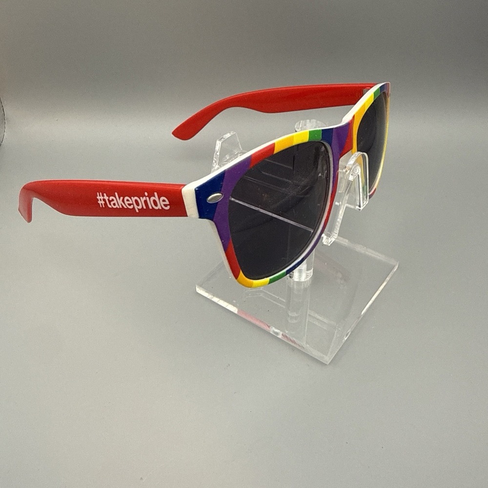 Target Rainbow Pride Sunglasses LGBT LGBTQ gay - CLASSIC RETRO CASUAL TakePride